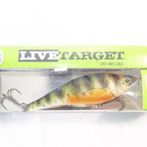 LIVETARGET Life-Like Fish Lure, Yellow Perch NOS